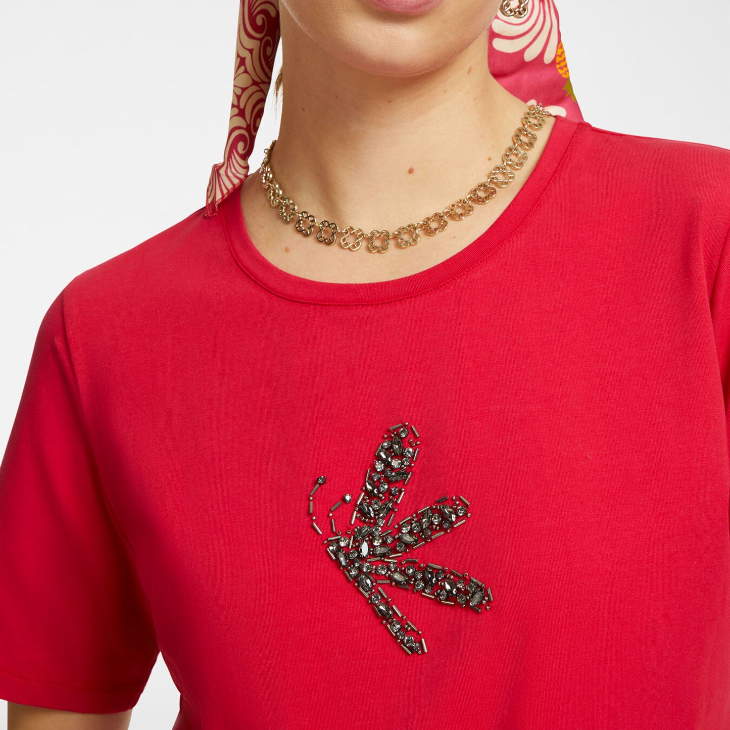 T-shirt elena mirò c6 fucsia g224z1
