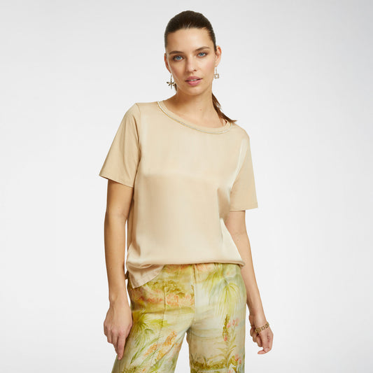 T-shirt Elena Mirò sabbia g225z0