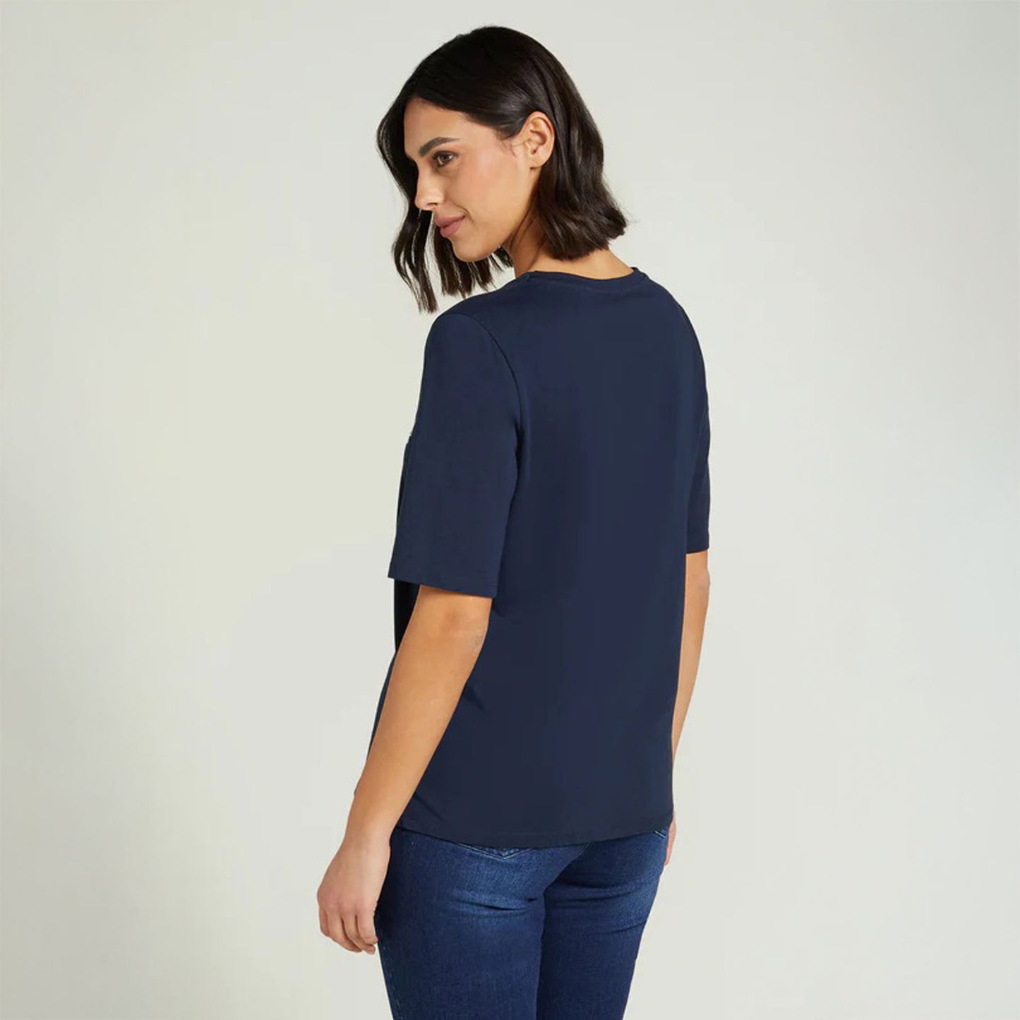 t-shirt luisa viola blu g499l0