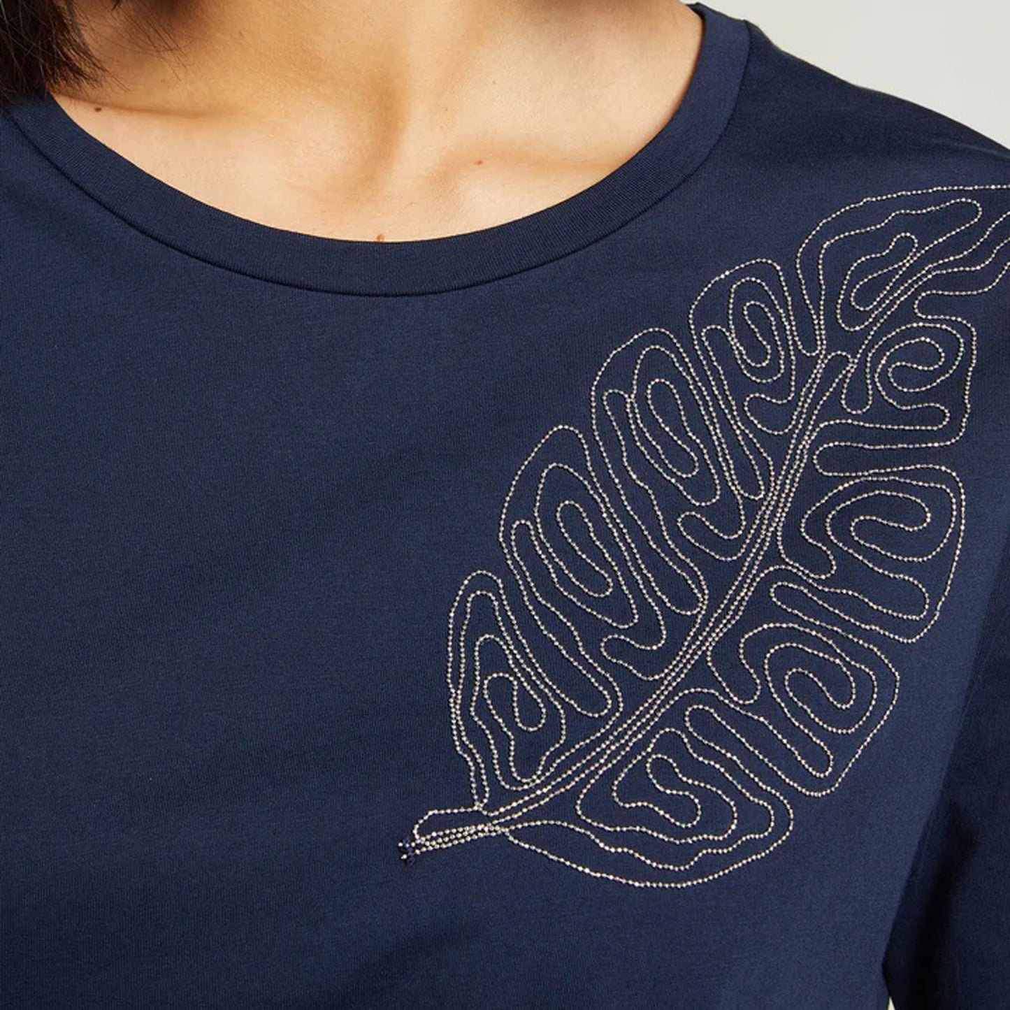 t-shirt luisa viola blu g499l0