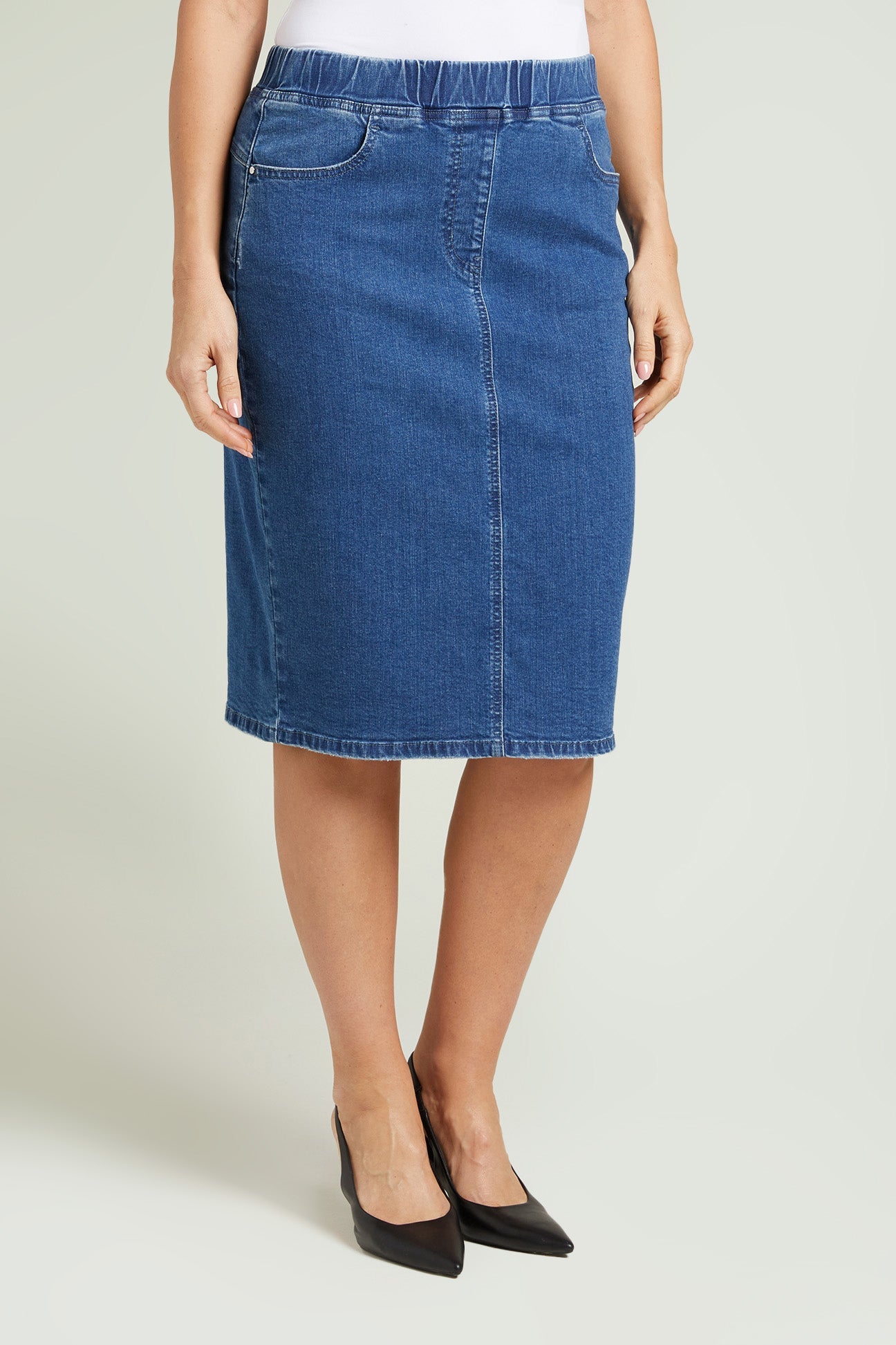 gonna di jeans luisa viola blu 1474f0