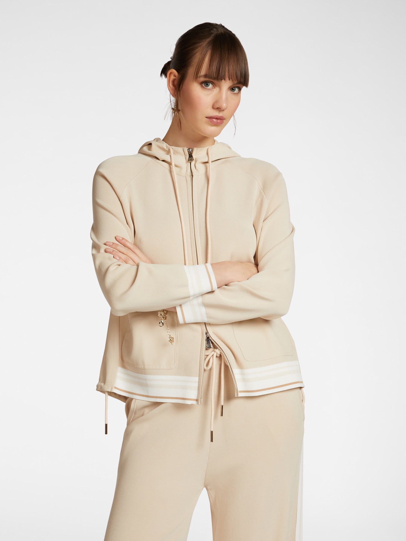 cardigan elena mirò b2 beige m297z0