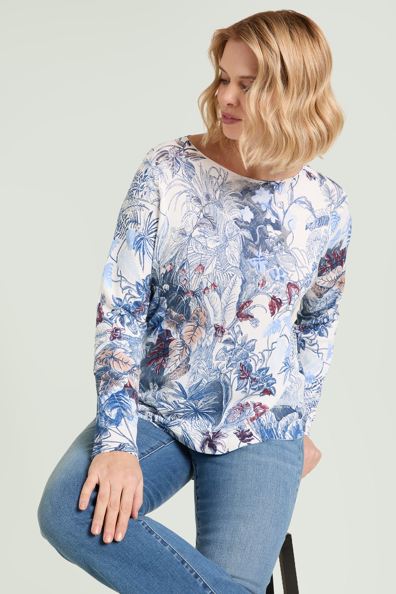 Maglia fantasia Luisa Viola M710L0-S3