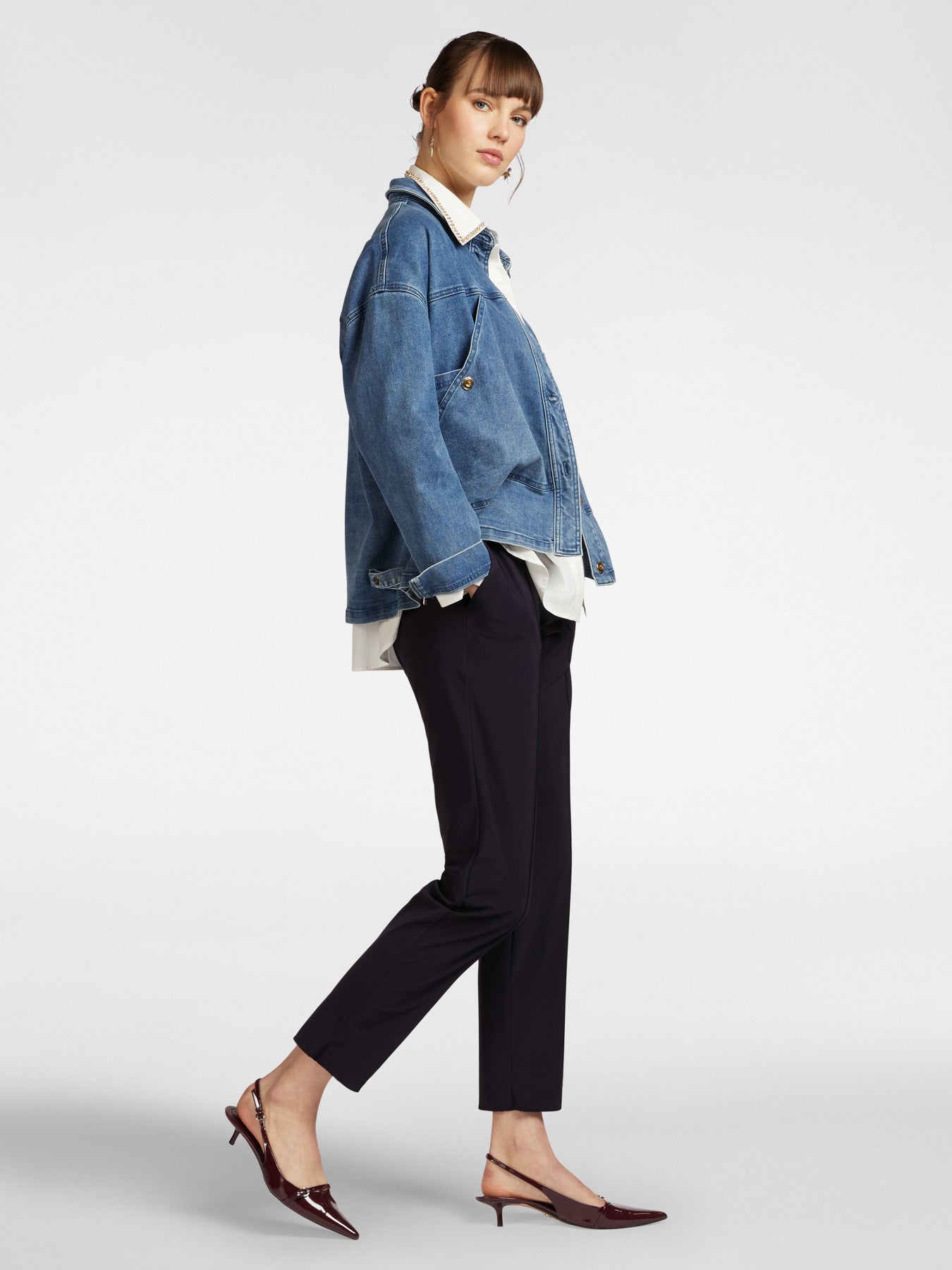 pantalone elena mirò nero p038z0