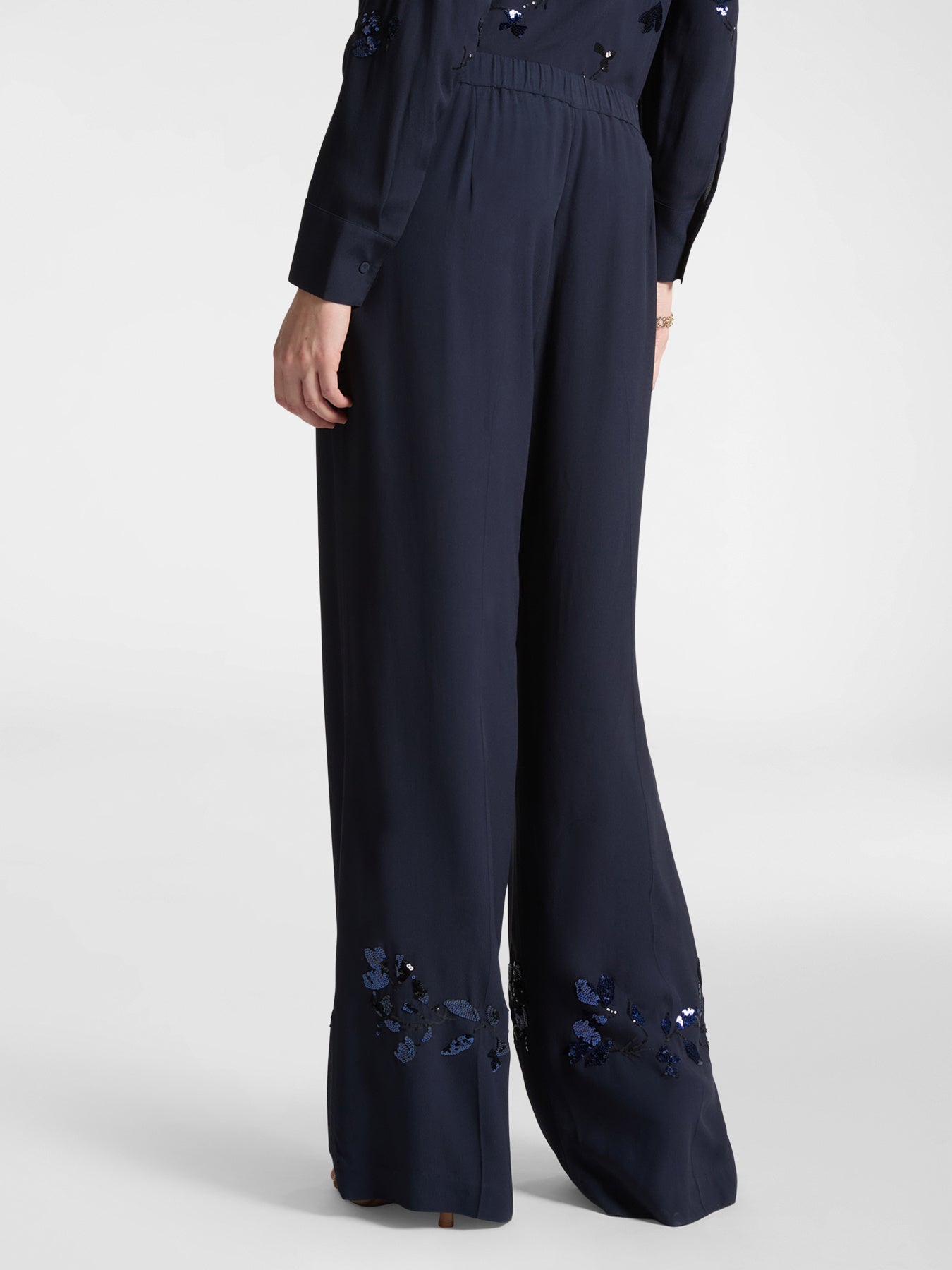 pantalone elena mirò blu p101p0