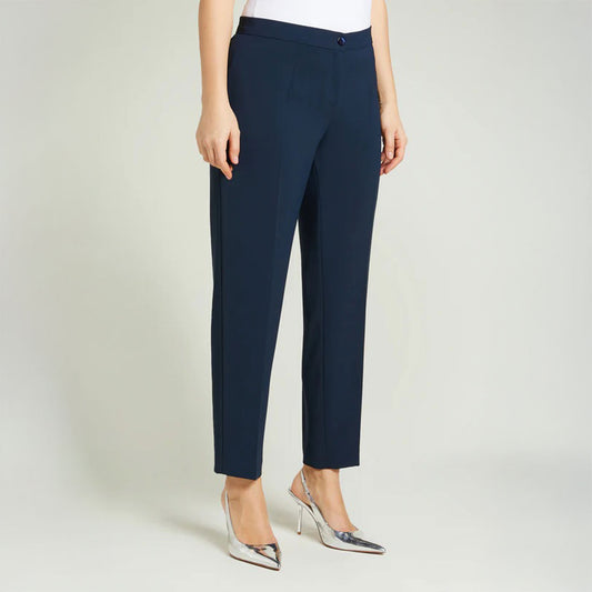 Pantaloni luisa viola 34 blu p269f0