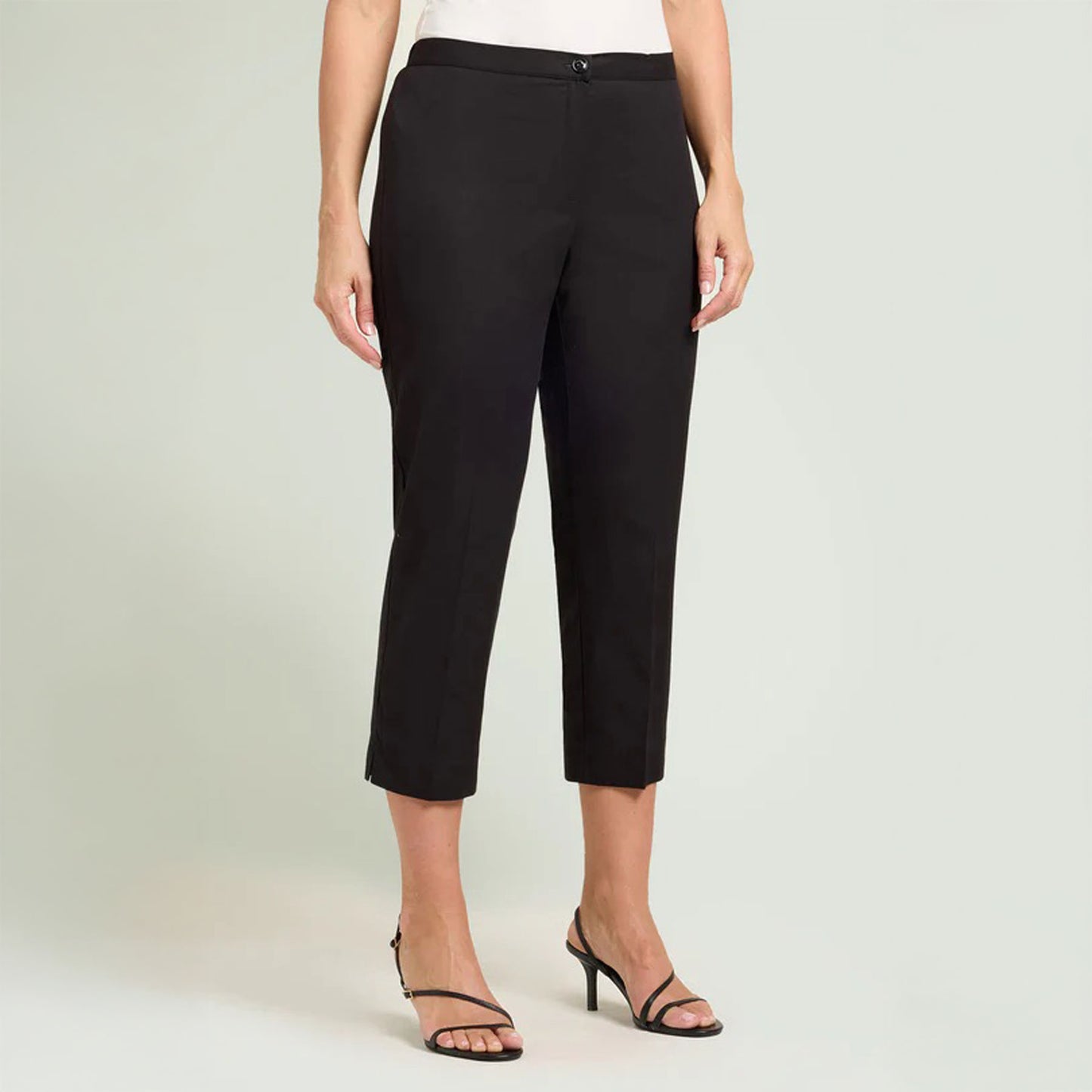 Pantaloni luisa viola neri p296f0