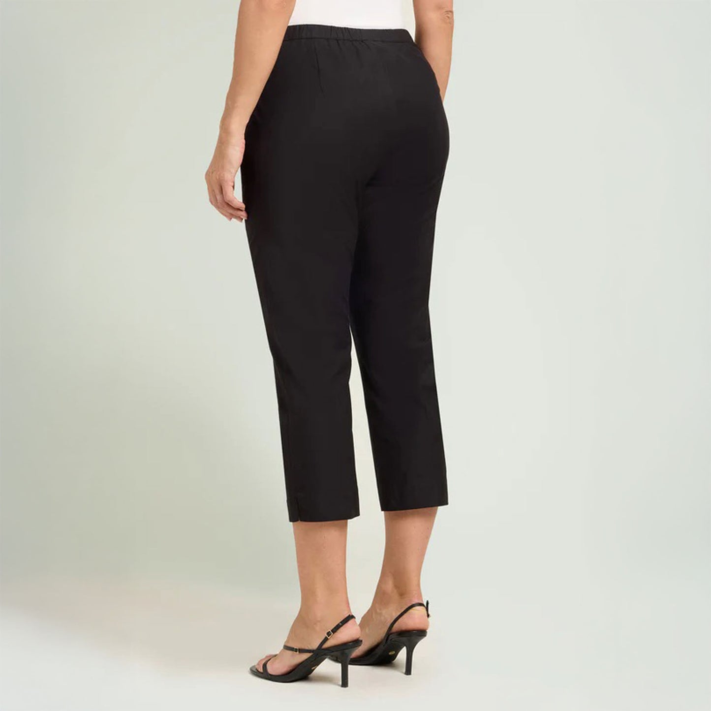 Pantaloni luisa viola neri p296f0