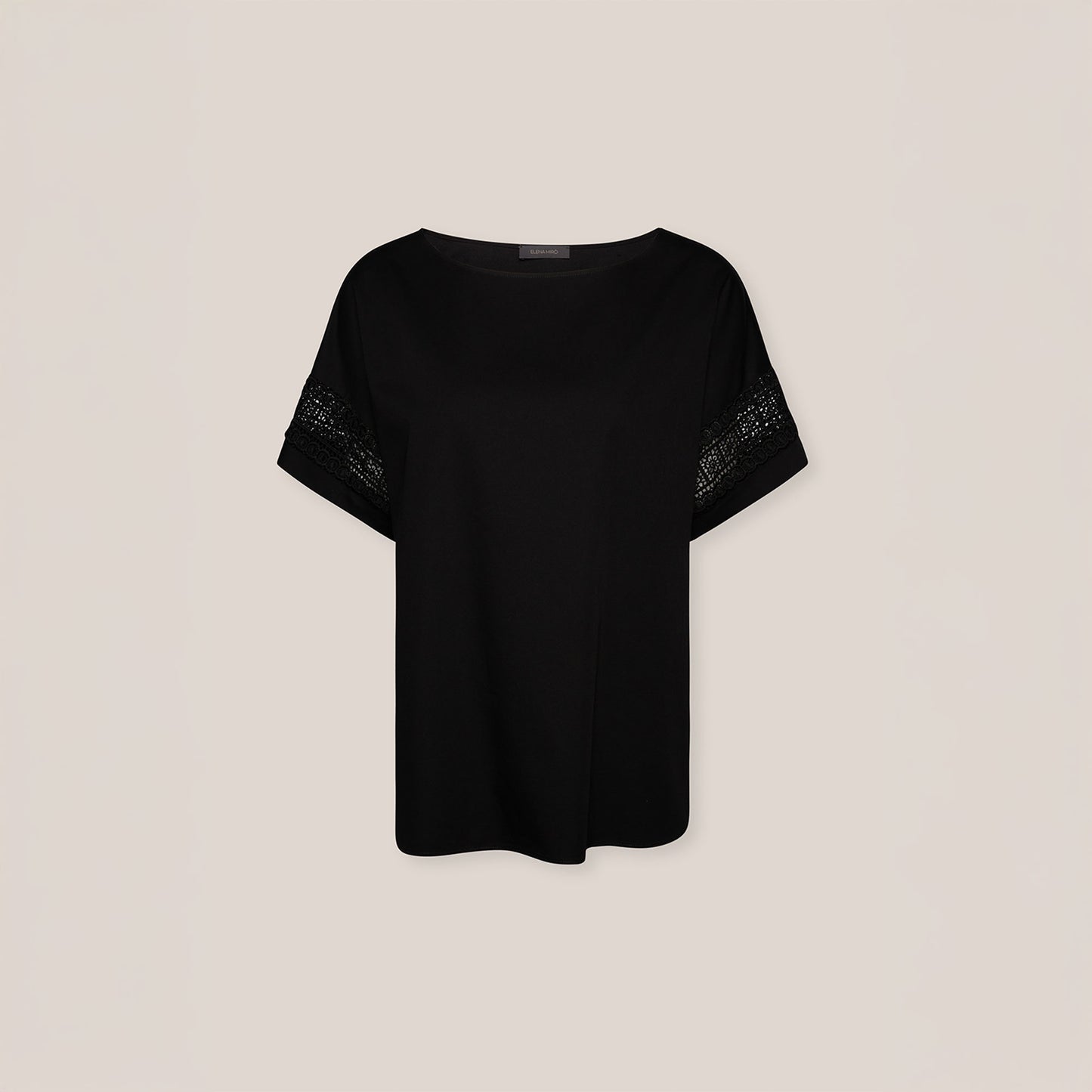 T shirt Elena Mirò nera 2105z0