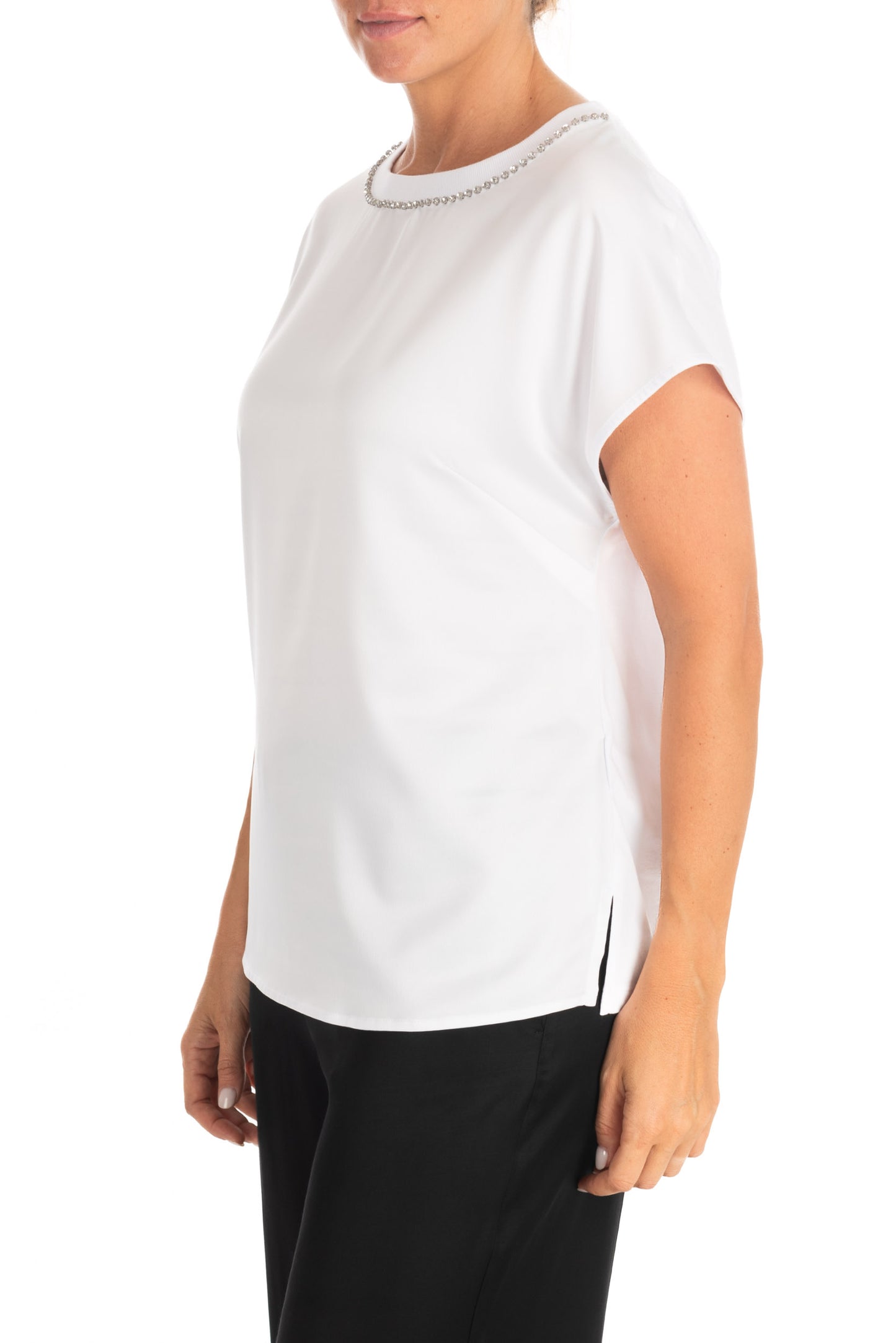 t-shirt luisa viola bianco g495l0