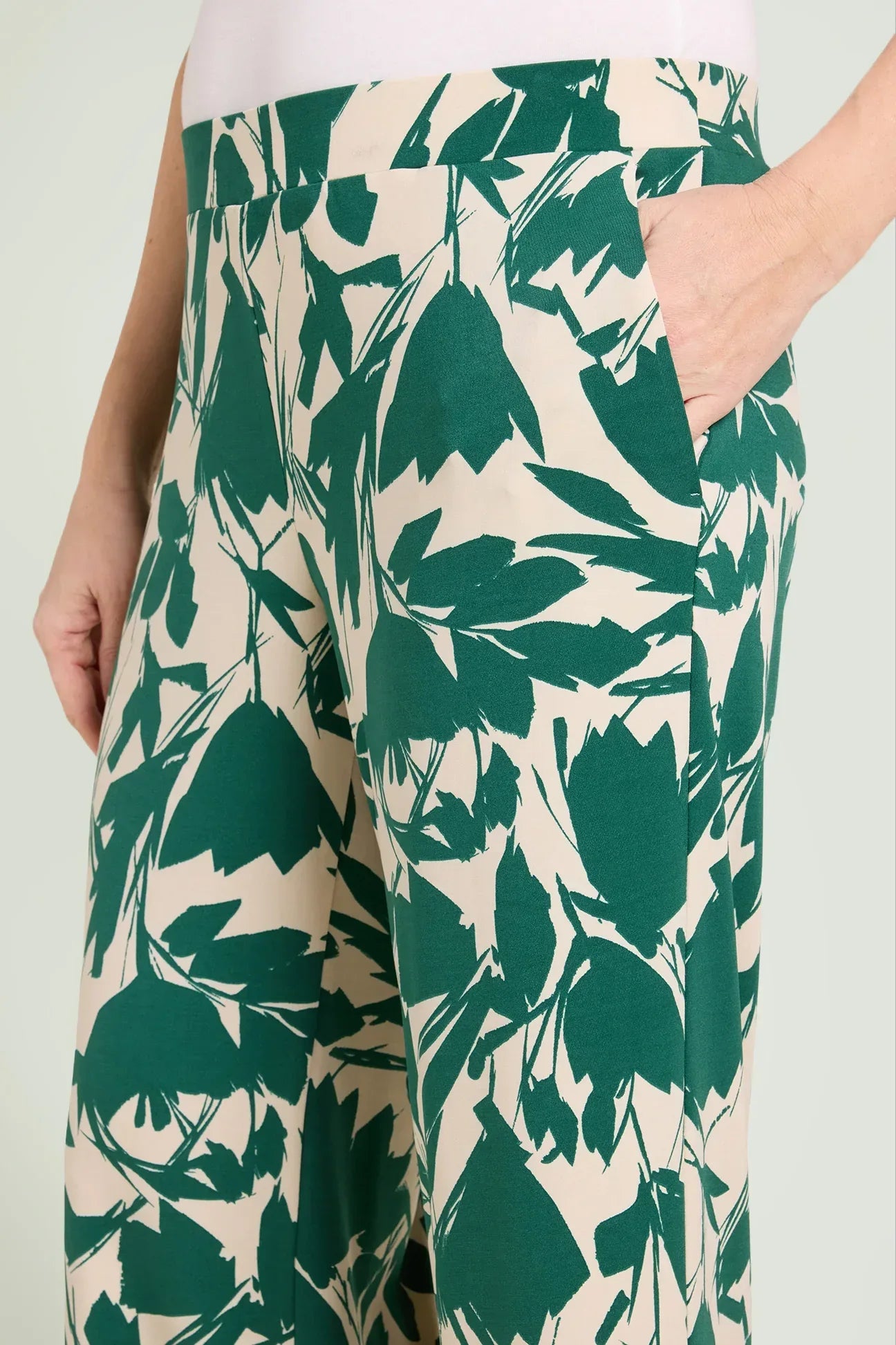 Pantaloni in jersey fantasia Luisa Viola P806F0-01