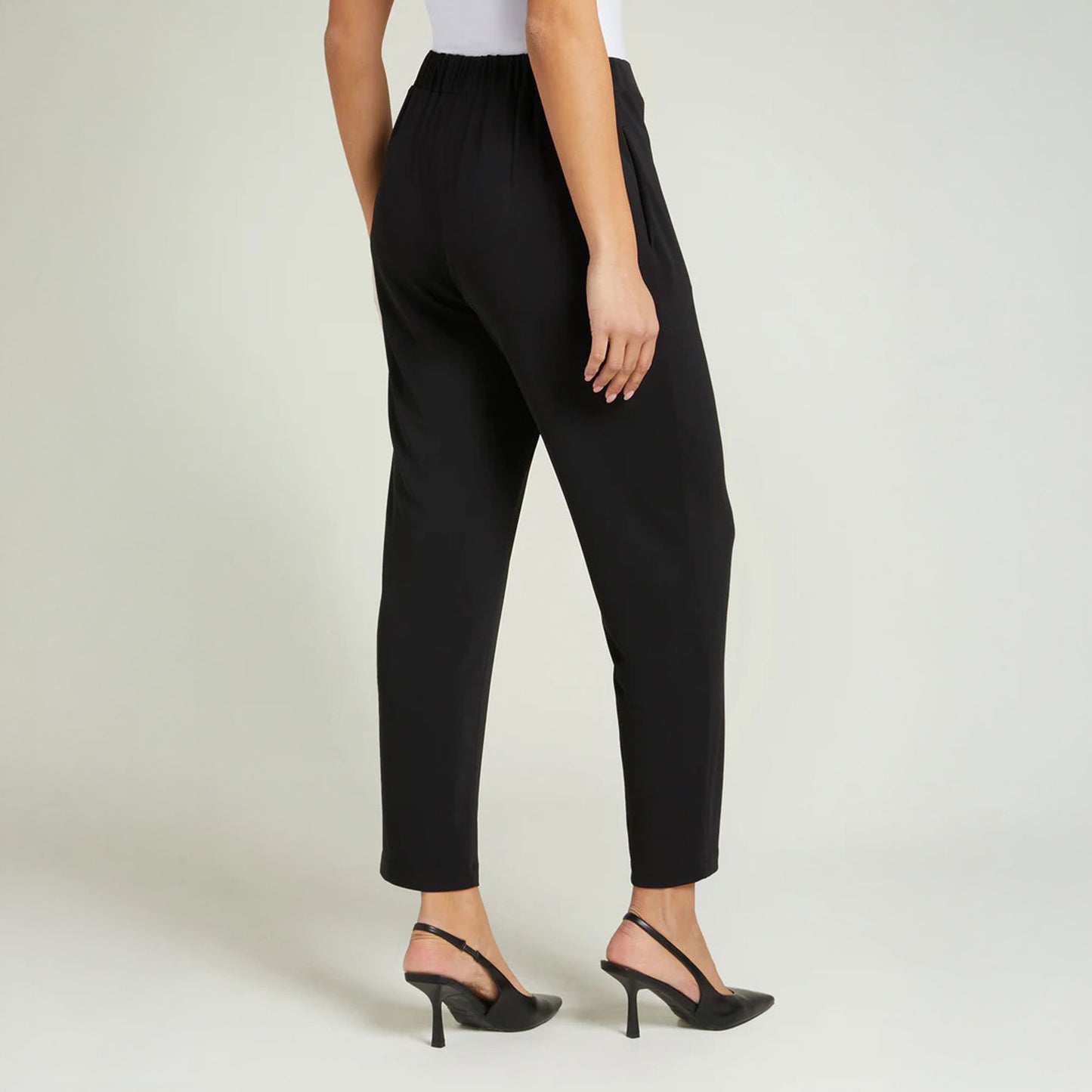 Pantaloni in jersey Luisa Viola neri P825F0