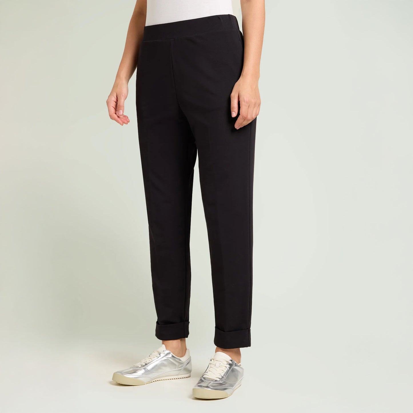 Pantaloni Luisa Viola neri P925