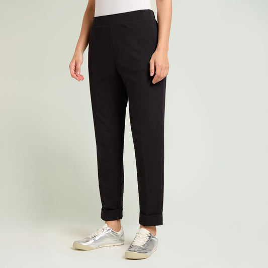 Pantaloni Luisa Viola neri P925
