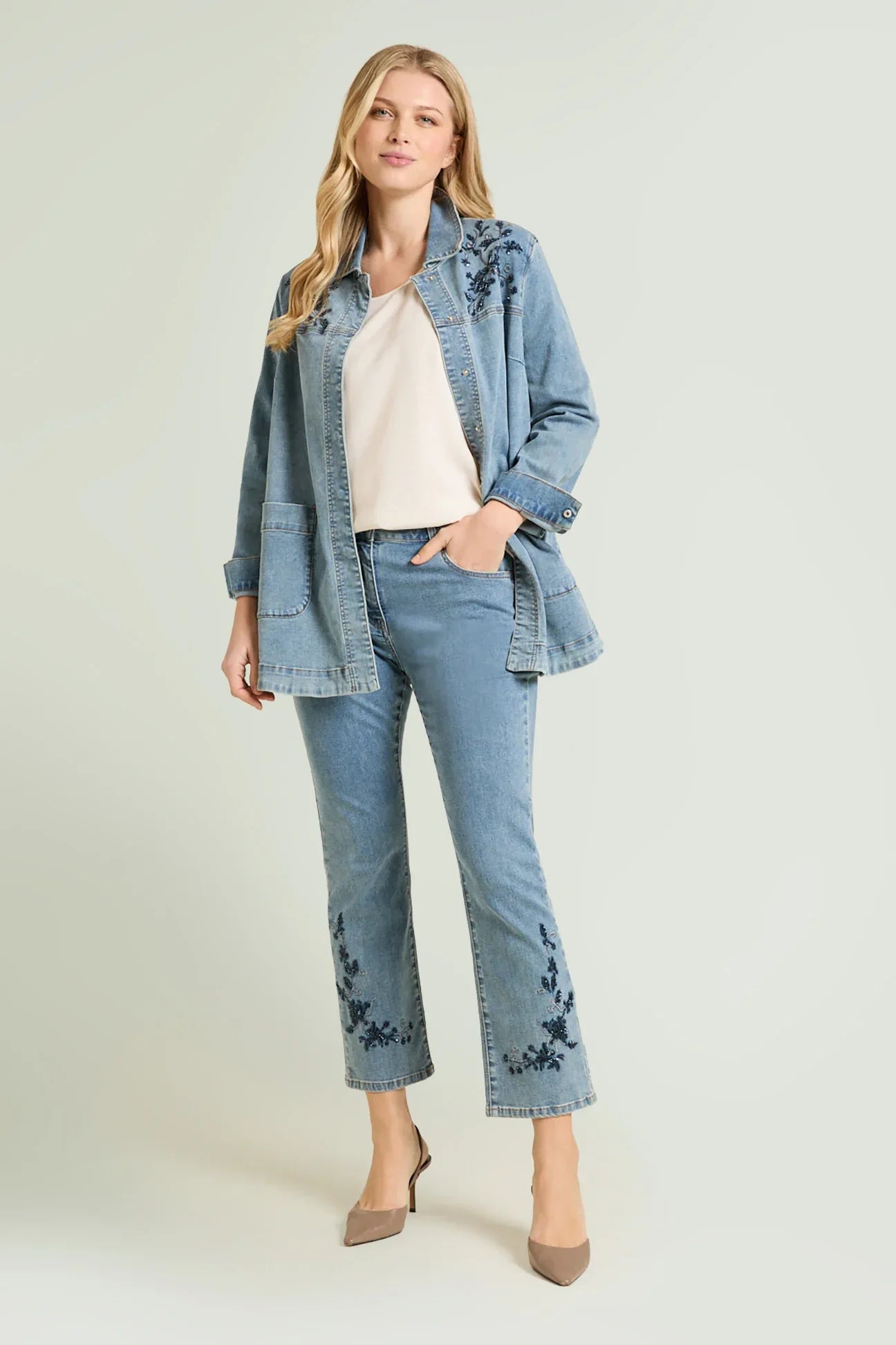 Giacca di Jeans Luisa Viola R463F0-34