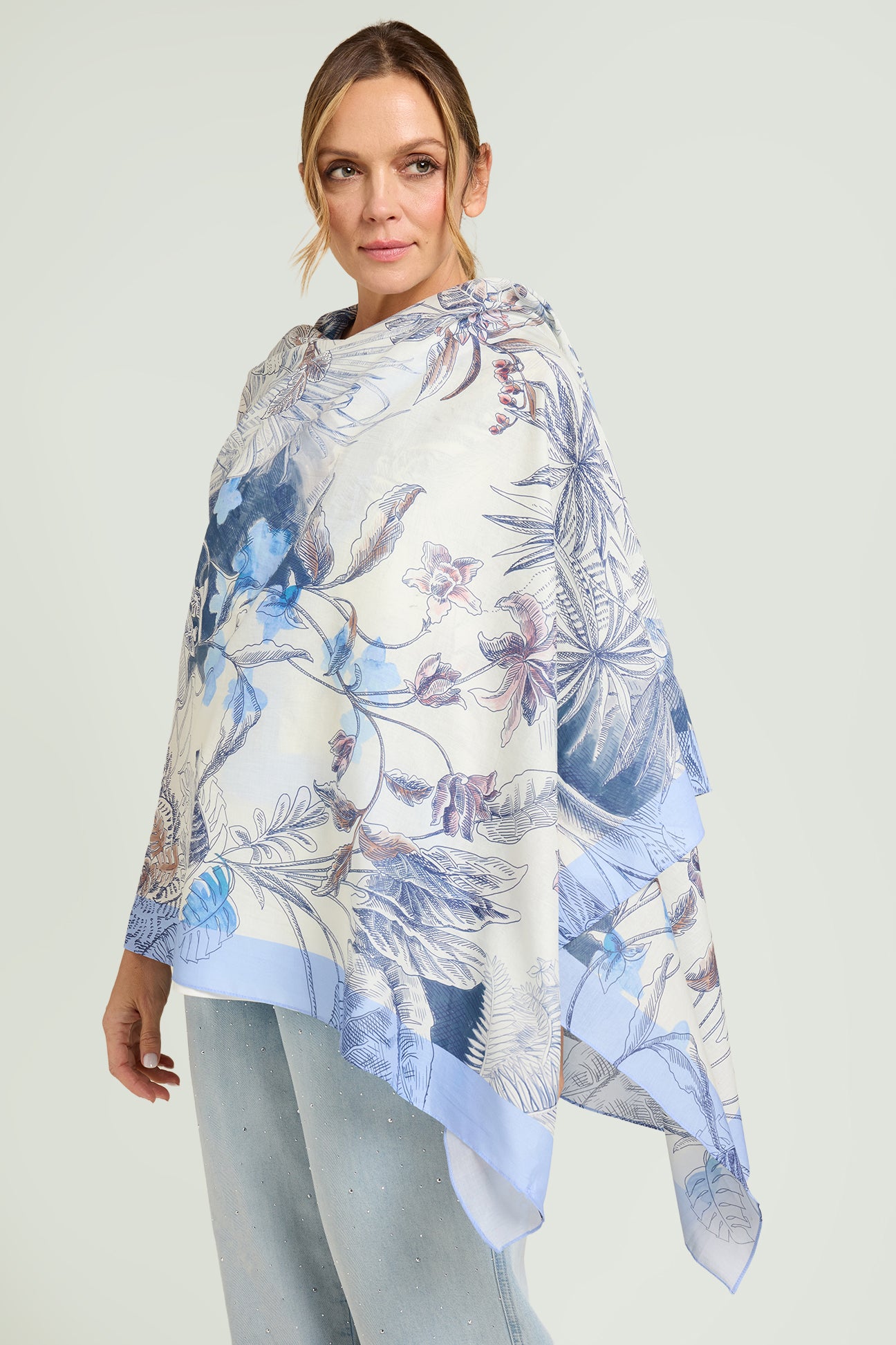 Foulard fantasia Luisa Viola S064E0-04