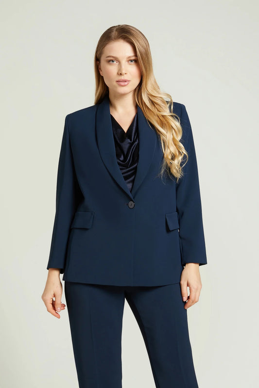 giacca luisa viola blu r081f1
