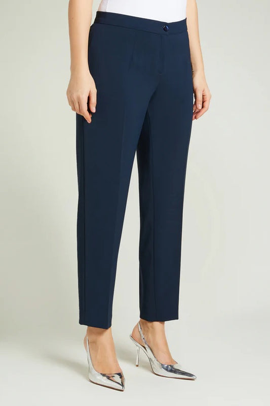 pantalone luisa viola 34 blu p269f0