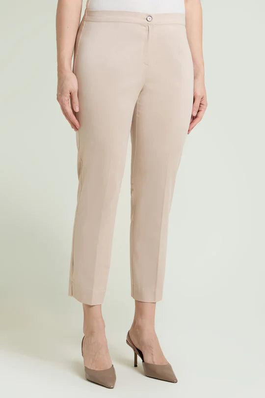 pantalone luisa viola beige p268f0