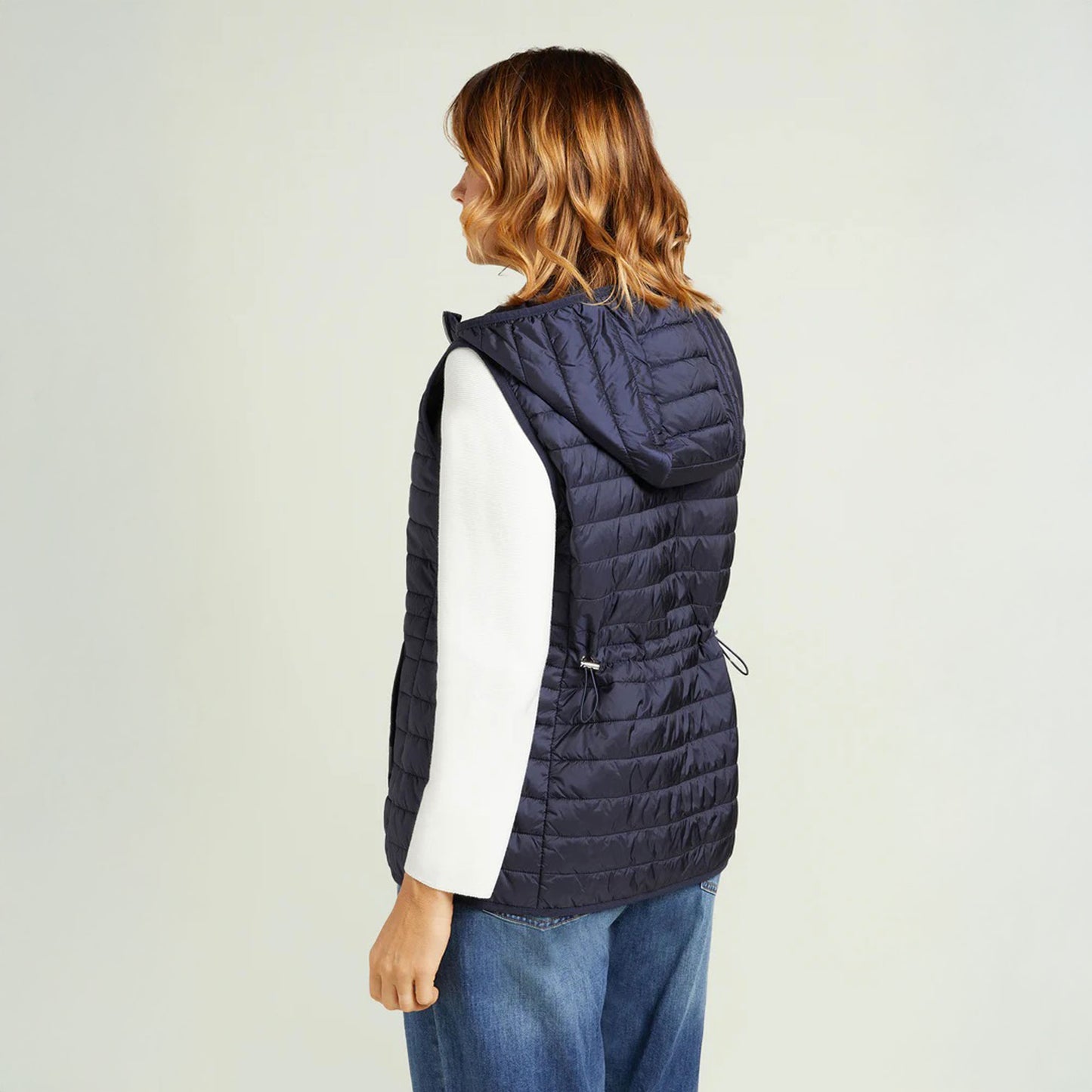 Gilet Luisa Viola blu F702F0