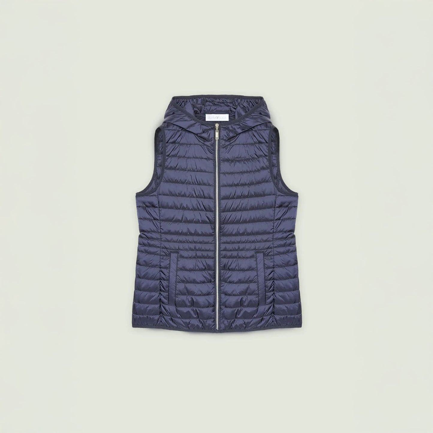 Gilet Luisa Viola blu F702F0