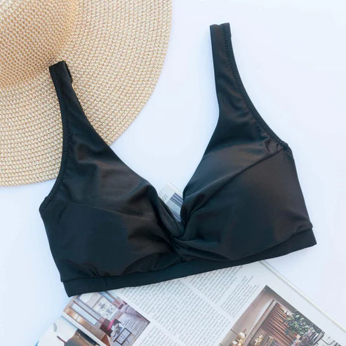 Top + slip Nero