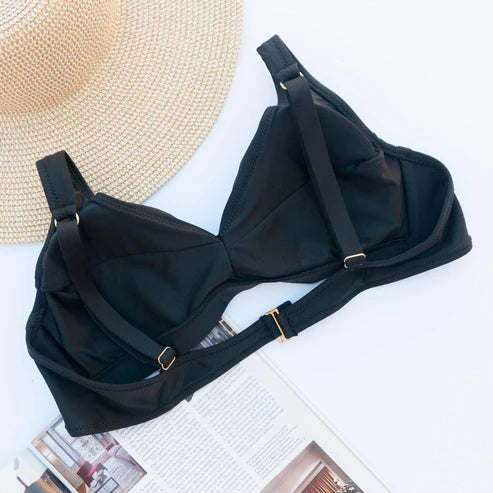 Top + slip Nero